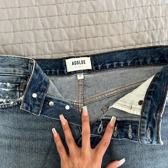 Agolde Parker Vintage cut offs size 27 - Picture 3 of 4